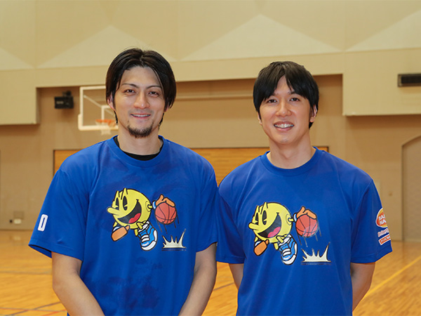 佐藤公威選手（写真左）と山下泰弘選手