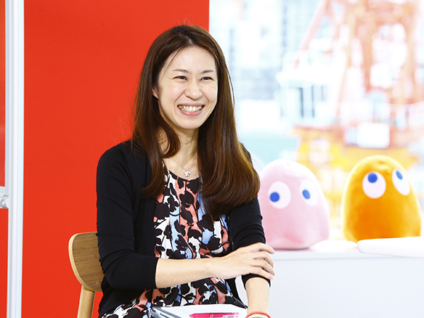 PAC-MAN Room Assistant Manager Product Commercialization, Michiko Kumagai
